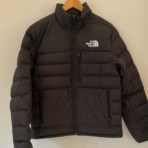 The North Face Black Puffer Jacket Quilted Design